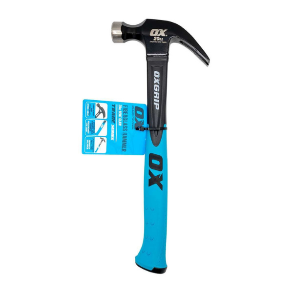 This image has an empty alt attribute; its file name is 20OZ-CLAW-FIBERGLASS-TRADE-HAMMER-1.png