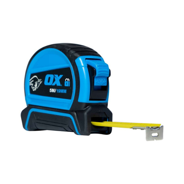 OX TRADE DOUBLE LOCKING TAPE MEASURE