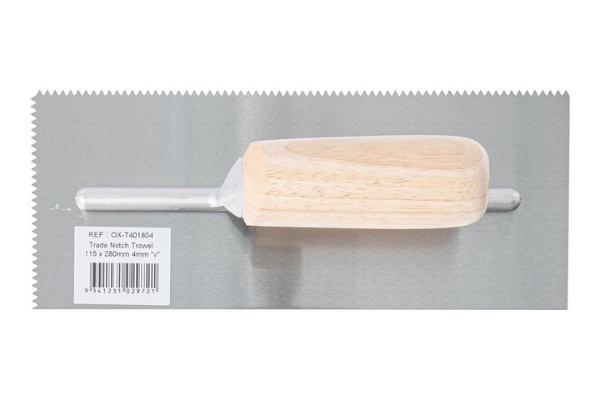 OX TRADE V NOTCH TROWEL